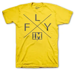 Retro 4 Lightning Shirt - FLY - Yellow