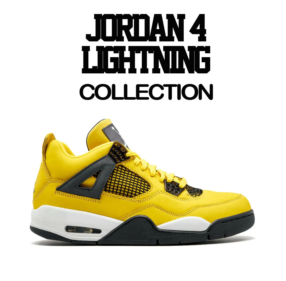 Retro 4 Lightning Shirt - FLY - Yellow