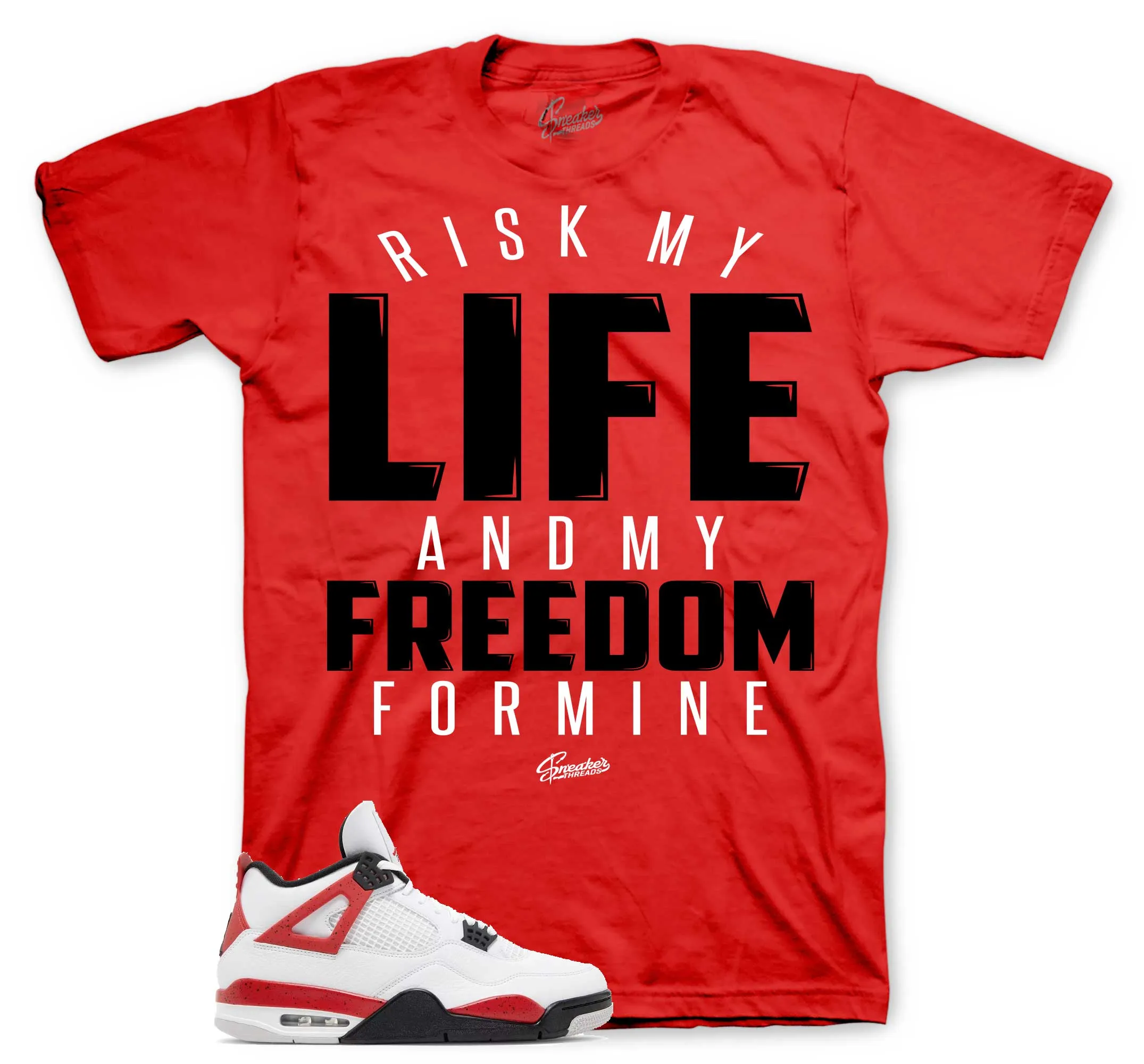 Retro 4 Red Cement My Life Shirt