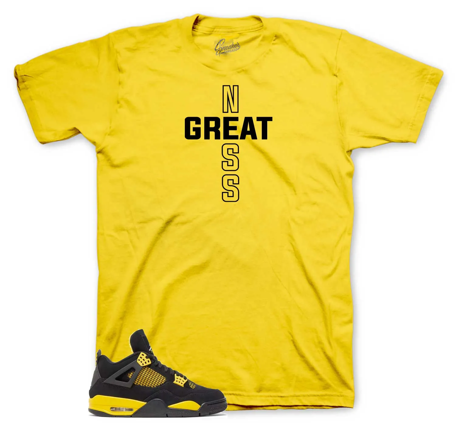 Retro 4 Thunder Greatness Cross Shirt