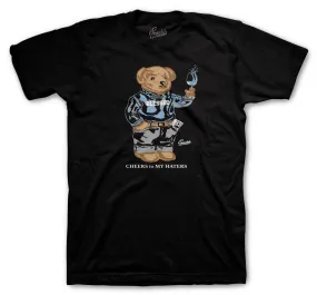 Retro 5 Bluebird Shirt - Cheers Bear - Black