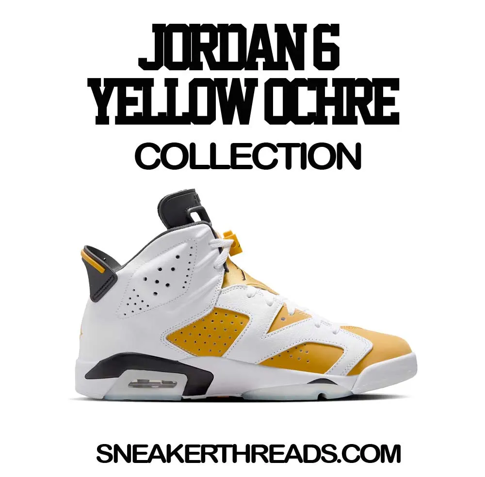 Retro 6 Yellow Ochre Can't Stop The Sneakers Shirt