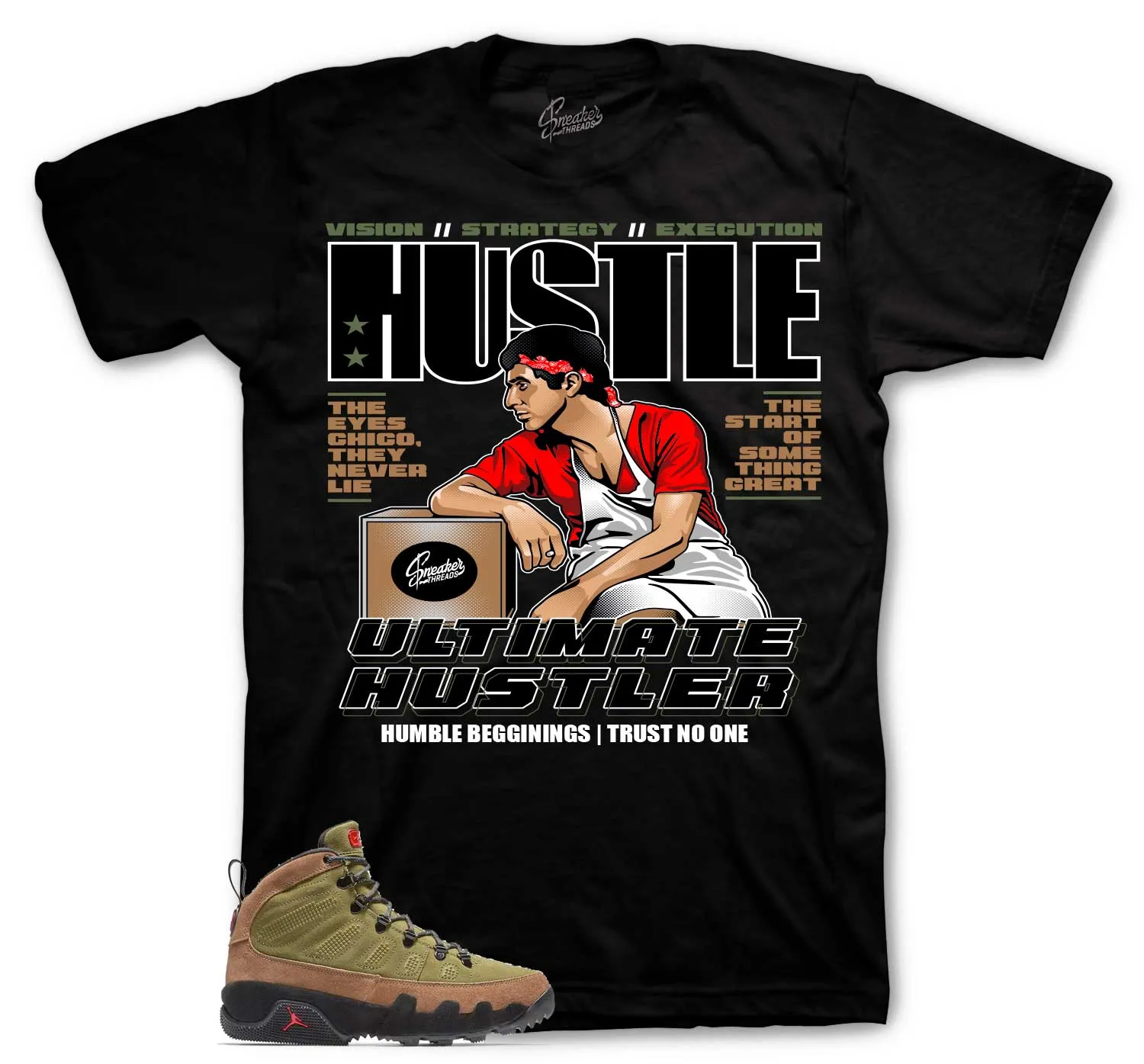 Retro 9 Beef & Borccoli Ultimate Hustler Shirt