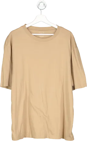 River Island Brown Oversized Fit T Shirt UK XL