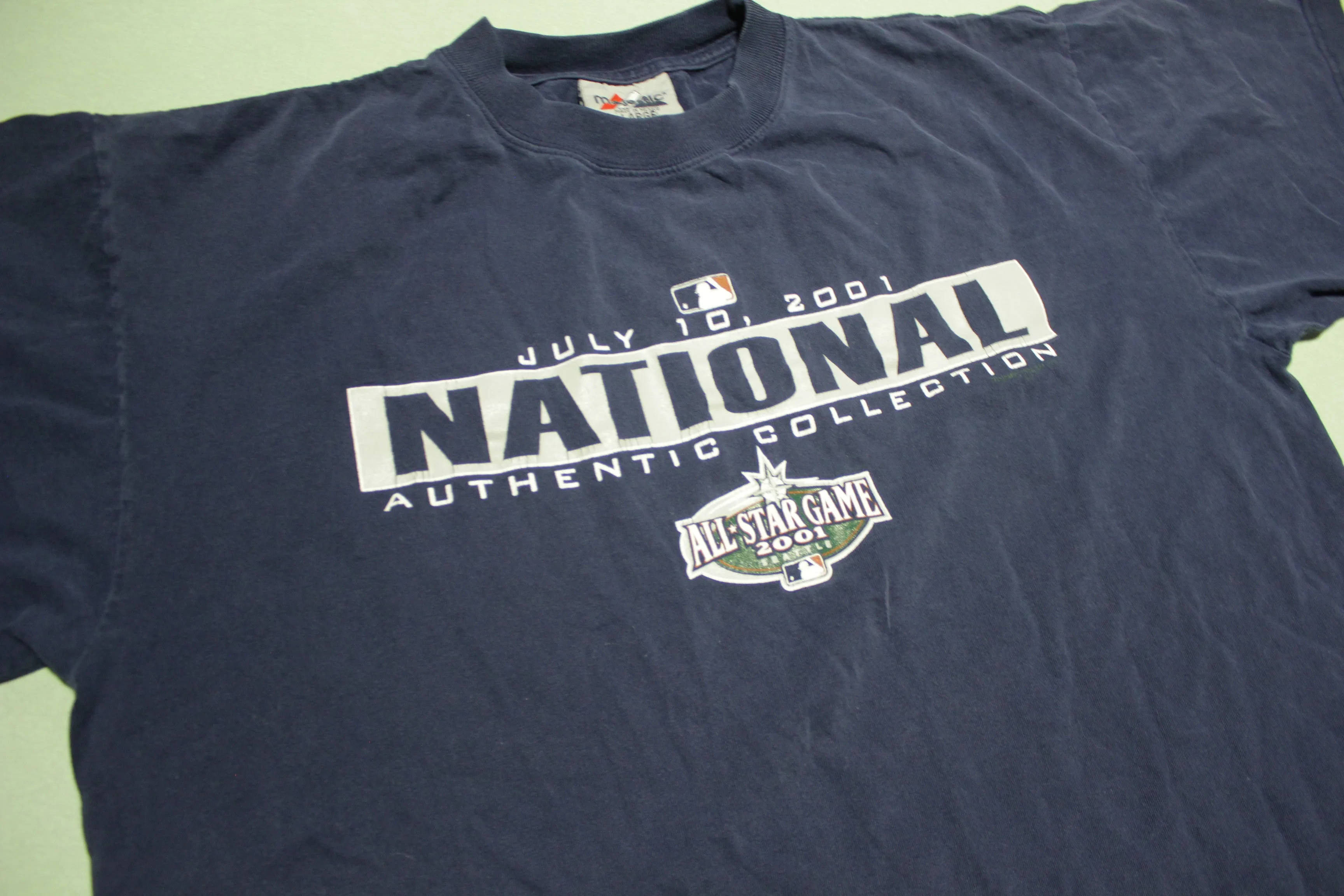 Seattle 2001 National MLB All Star Game Vintage Baseball T-Shirt