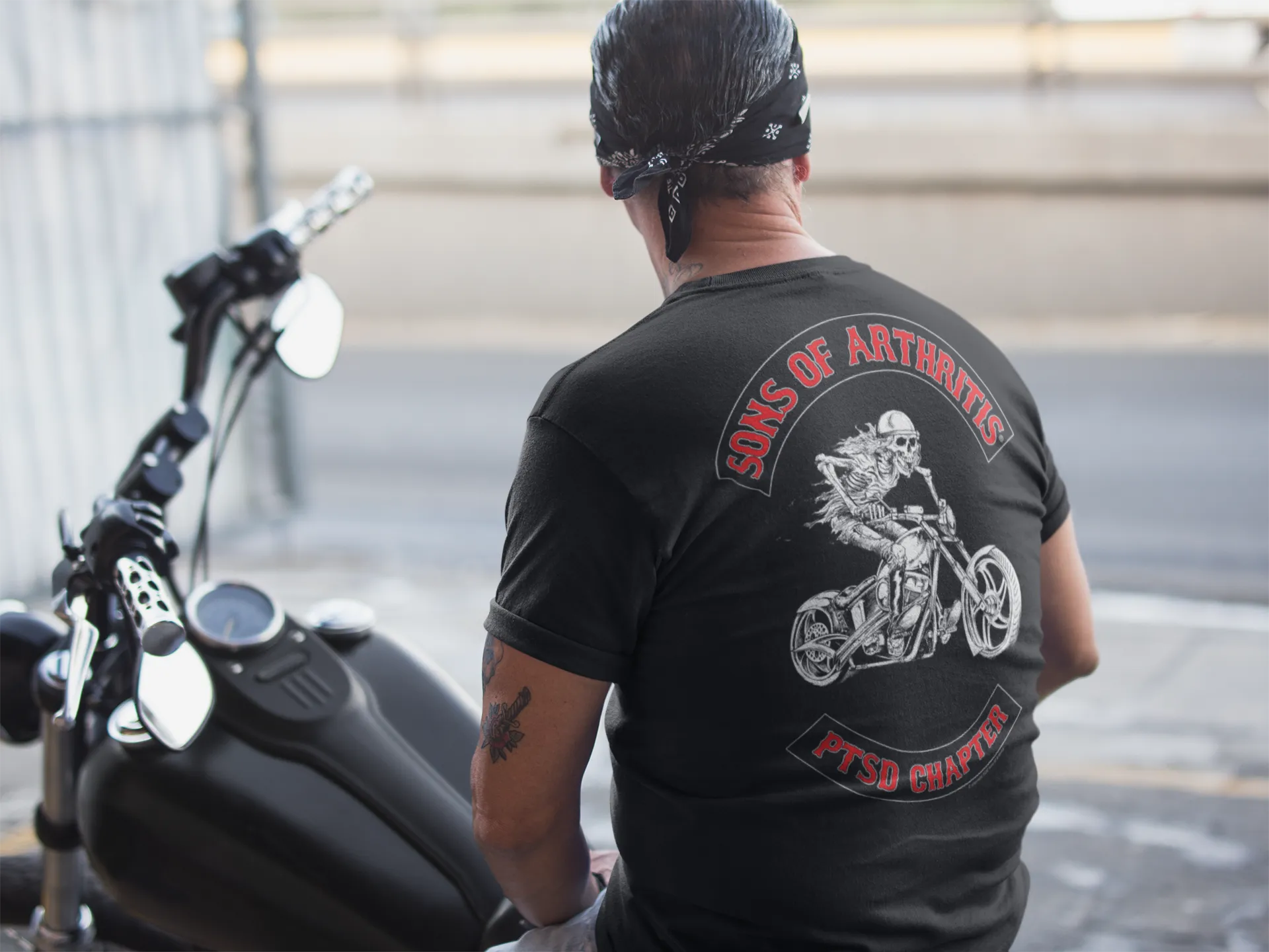 Sons of Arthritis PTSD CHAPTER  Biker T-shirt?