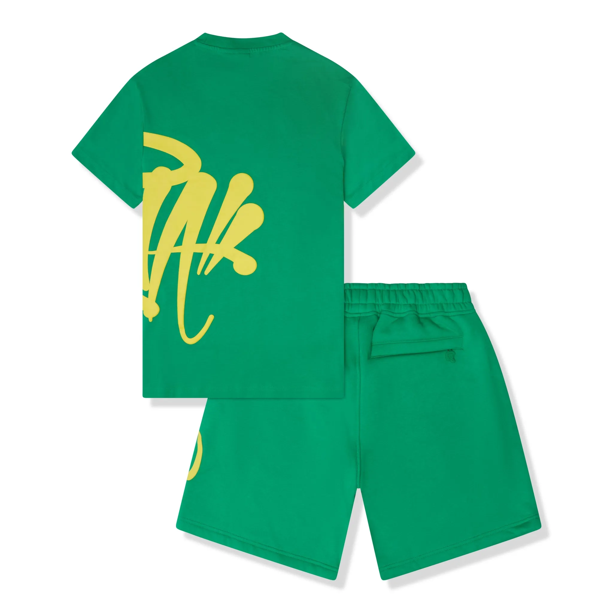 Syna World Team Syna Twinset Green T-Shirt & Shorts