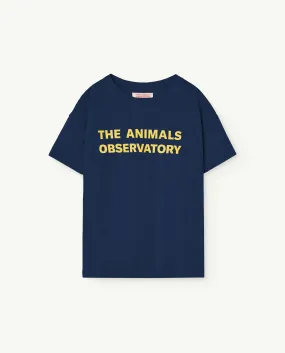 The Animals Observatory | Orion Kids T-Shirt- Navy