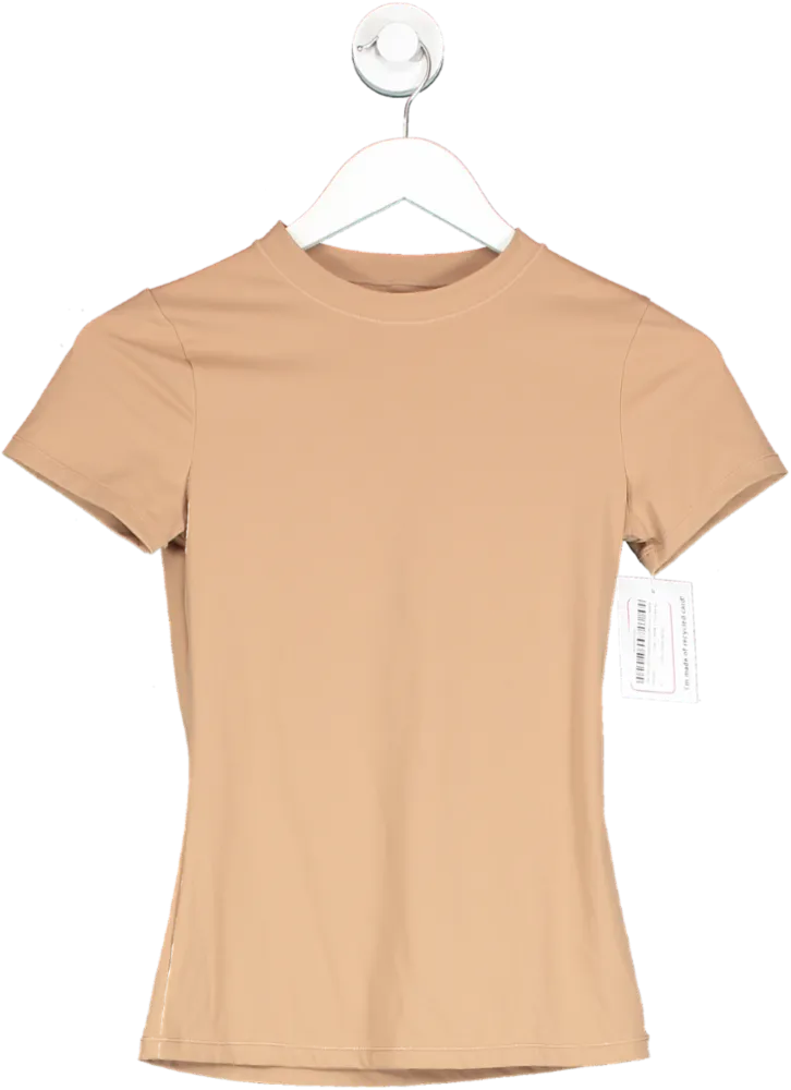 The NAP Co. Brown The Nap Stretch T-shirt UK S