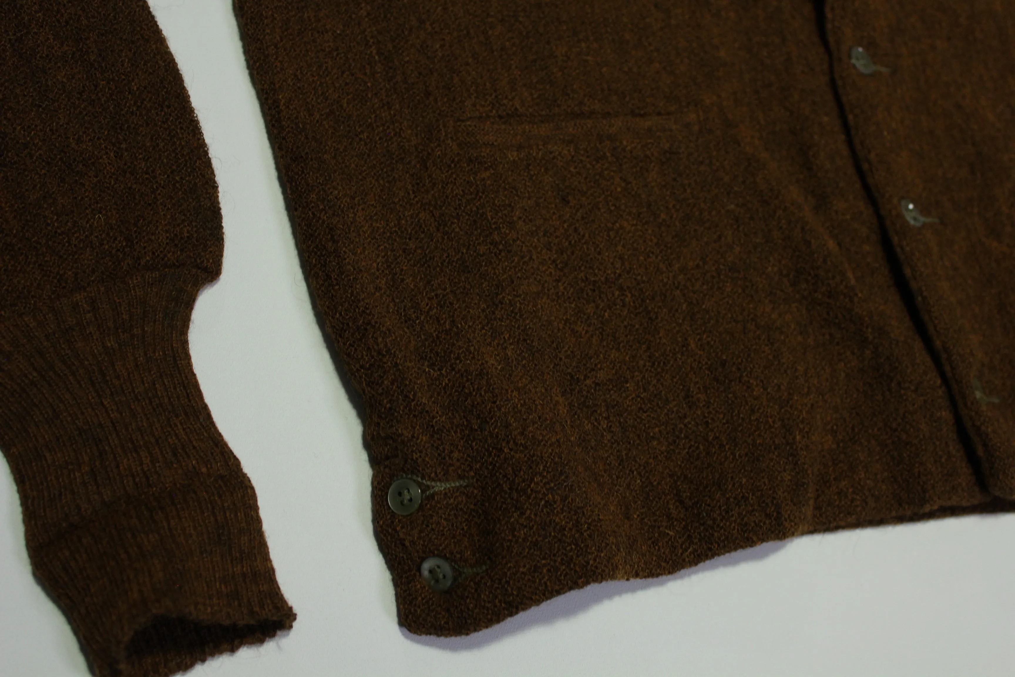 Towne and King California Vintage 60s Alpaca Wool Cardigan Sweater