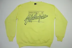 University of Michigan Vintage 80's Jansport Made in USA Crewneck Collegiate Sweatshirt