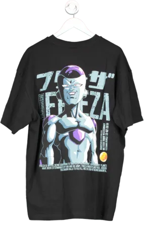 Vanquish Black Dbz Frezia Distressed Print Oversized T Shirt UK L