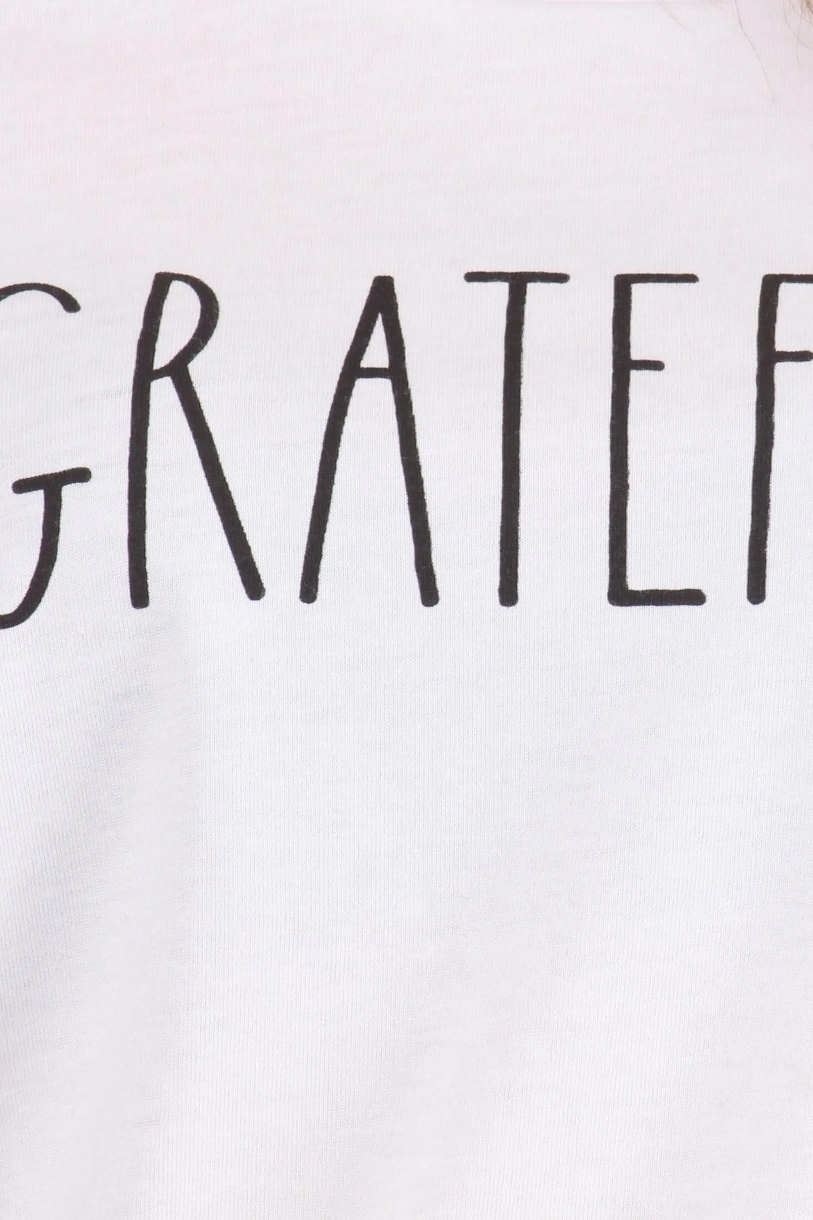 Women's "GRATEFUL" Short Sleeve Icon T-Shirt