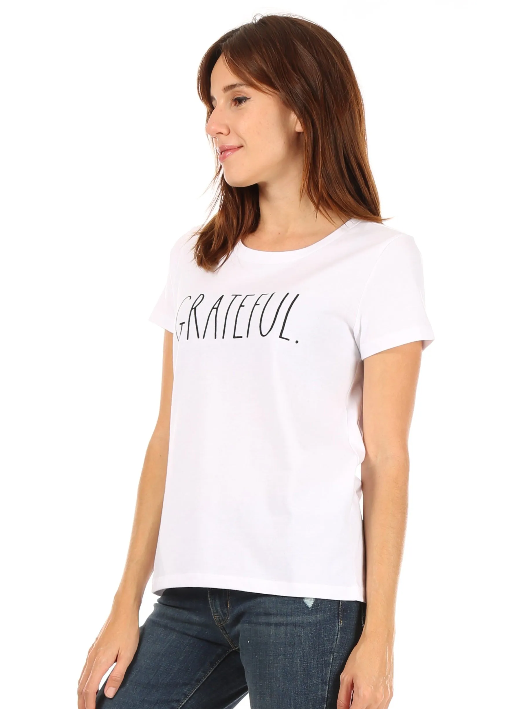 Women's "GRATEFUL" Short Sleeve Icon T-Shirt