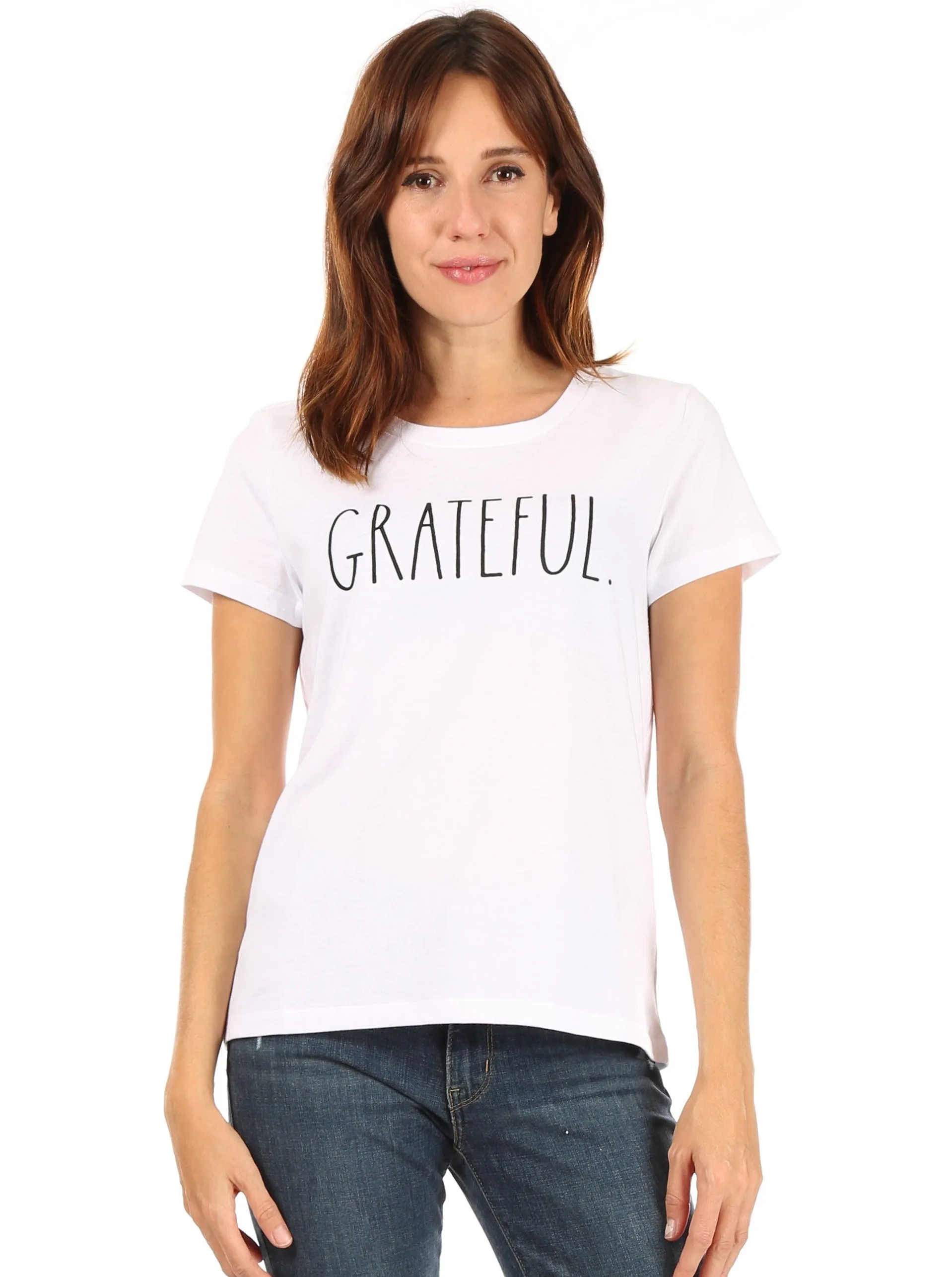 Women's "GRATEFUL" Short Sleeve Icon T-Shirt