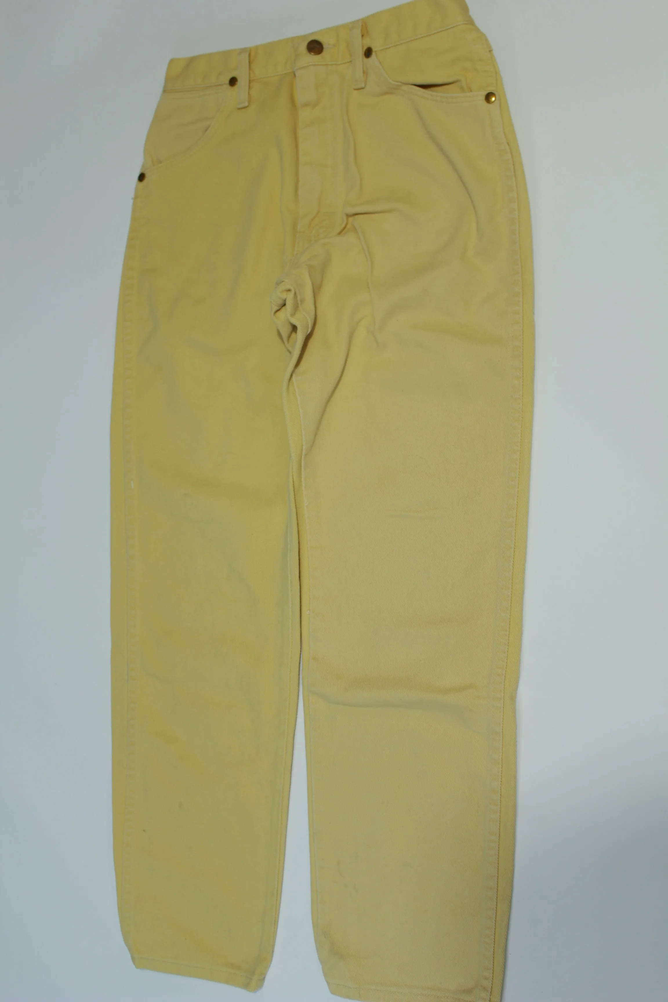 Wrangler Pro Rodeo Vintage 90's 14MWZWE Made in USA Yellow Cream Jeans