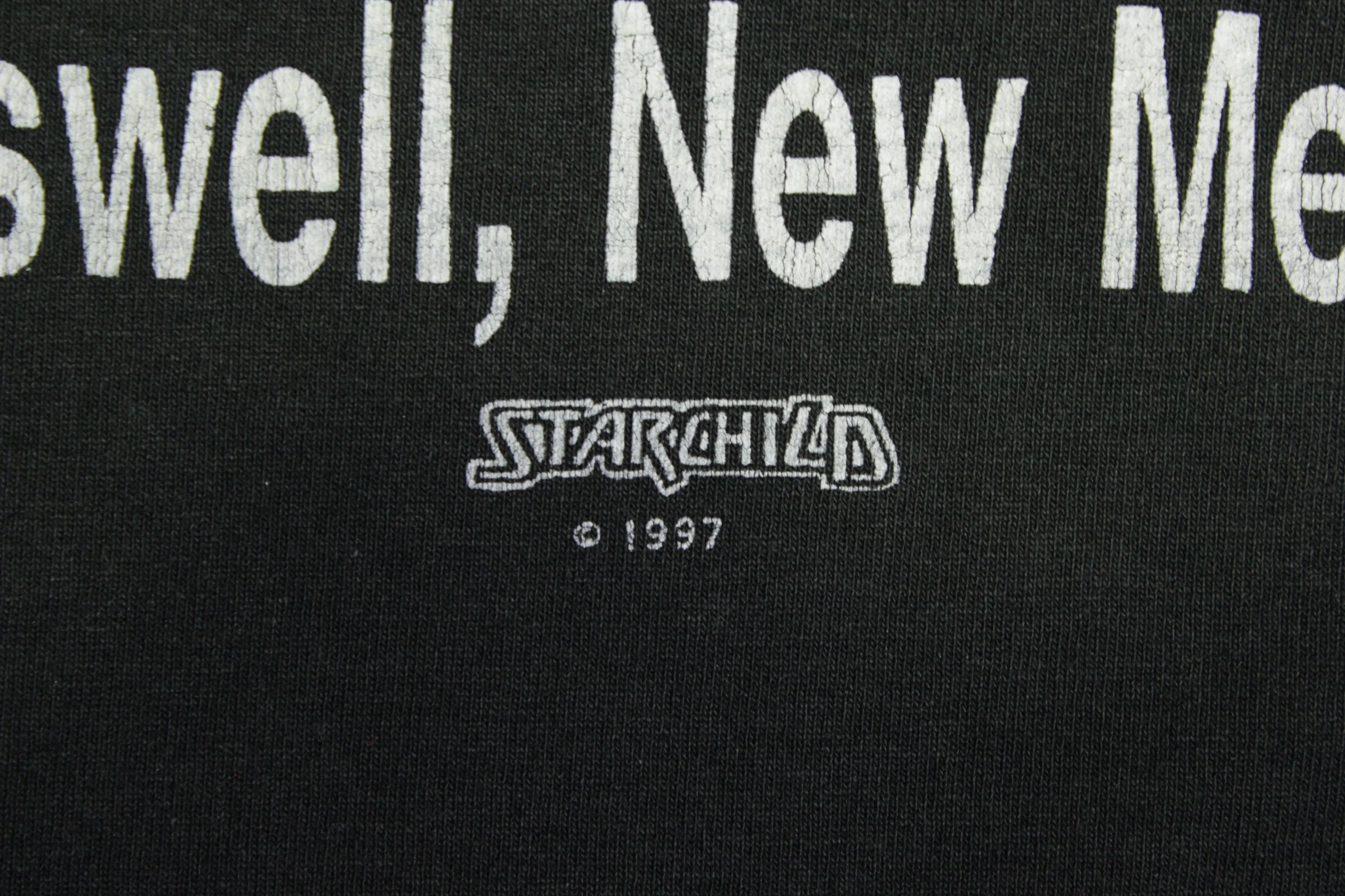 X Files Trust No One 1997 Vintage Starchild Grey Alien Roswell New Mexico 90's T-Shirt