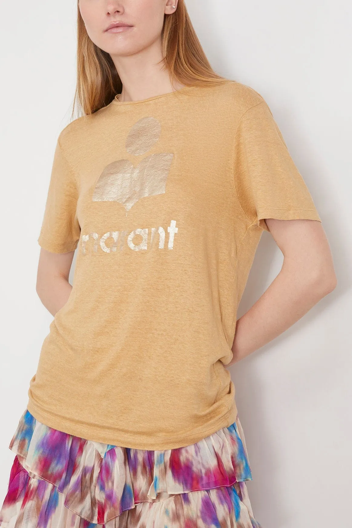 Zewel T-Shirt in Sahara/Light Gold